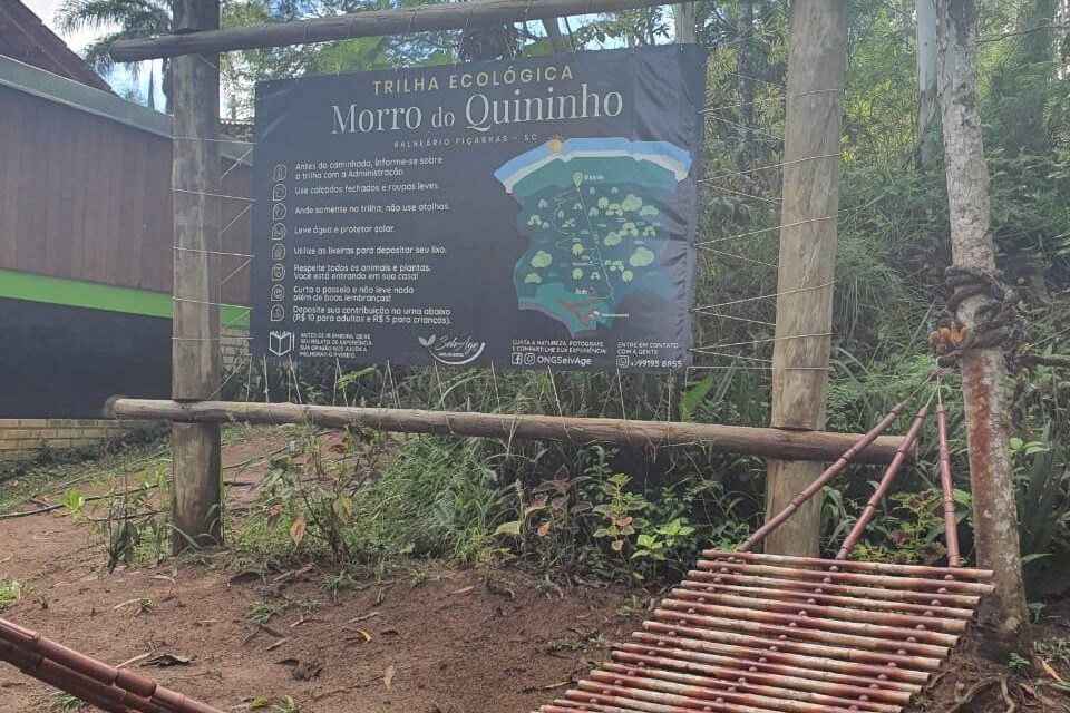 Trilha Ecológica no Morro do Quininho